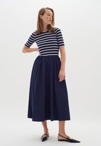 InWear DAGNAMA - Maxi šaty - whisper white  midnight magic