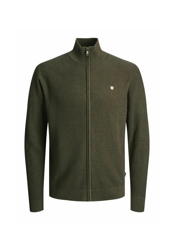 Strickjacke - olive night