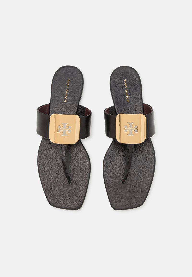 Tory Burch GEORGIA - Sandalai su T formos dirželiu - perfect black