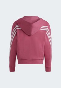 adidas Sportswear FUTURE ICON 3-STRIPES FULL-ZIP - Tröja med dragkedja - preloved fuchsia white
