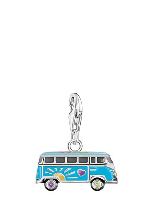 HIPPIE-BUS - Anhänger - silver-coloured/pink/violett/türkis/ hellgrün/gelb/orange/blau