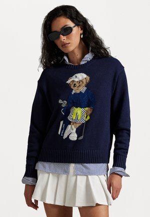 Polo Bear Crewneck Sweater - Džemperis - refined navy