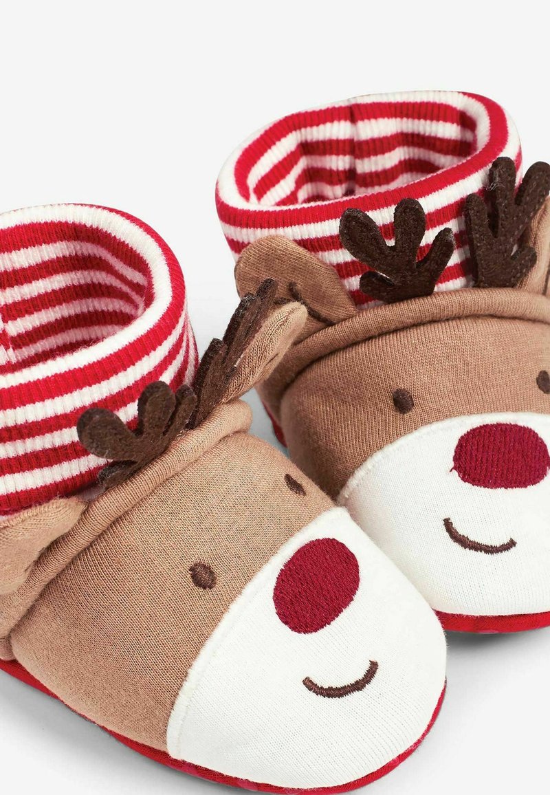 JoJo Maman Bébé REGULAR FIT First shoes red reindeer/red Zalando