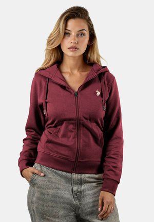 U.S. Polo Assn. Zip-up sweatshirt - prune