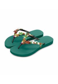 Uzurii T-bar sandals - forest green