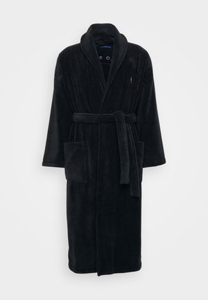 SHAWL SLEEP ROBE - Accappatoio - black