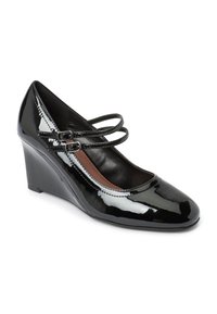 Next FOREVER COMFORTÂ® MARY JANE WEDGE SHOES - Debeli potplat - black