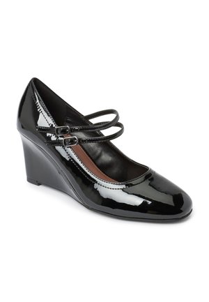 FOREVER COMFORTÂ® MARY JANE WEDGE SHOES - Obuv s klinovým podpätkom - black