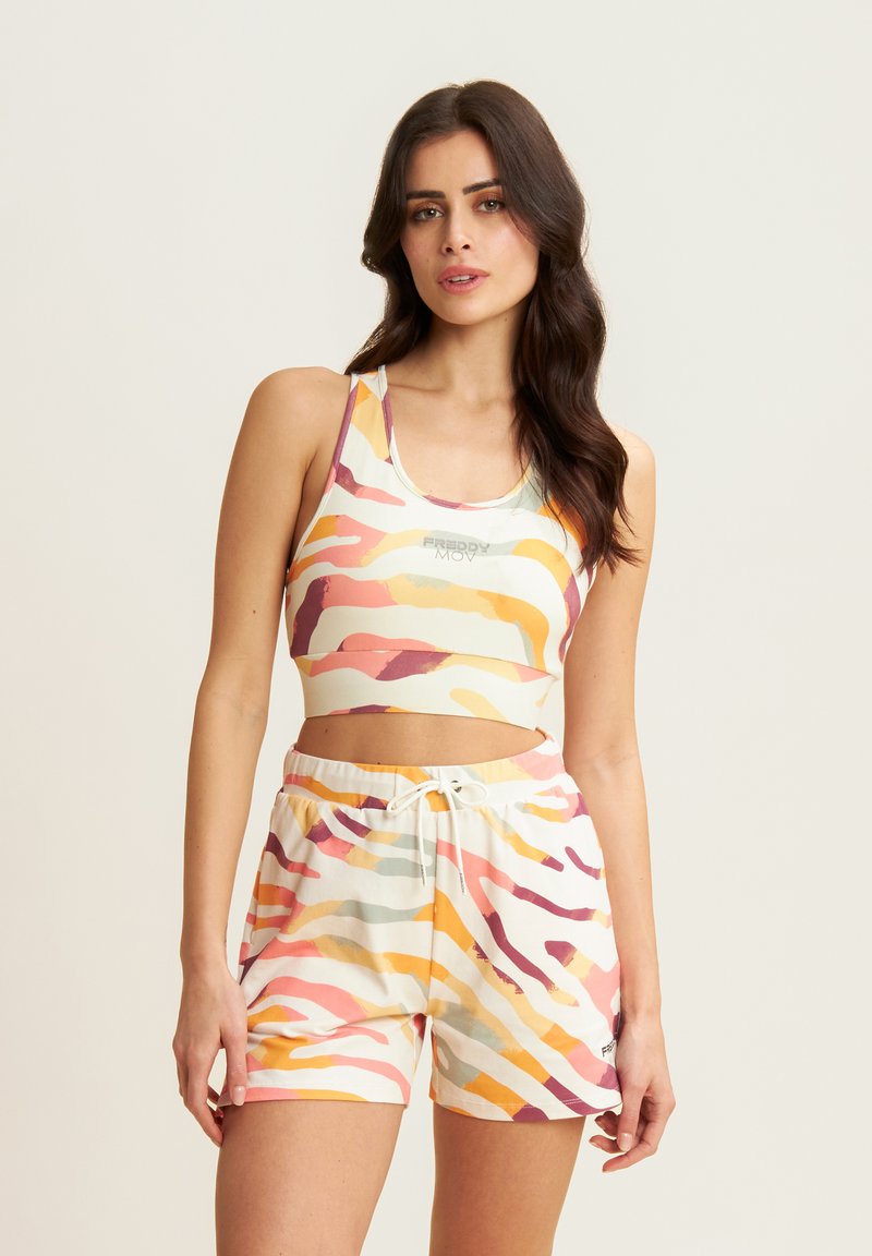 Freddy CON FANTASIA ZEBRATA - Brassières de sport à maintien normal - zebra animalier multicolor