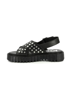 CUIR KICK FACT - Sandali con plateau - noir