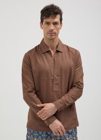 Calliope KAFTANO TINTA UNITA  - Camicia - marrone