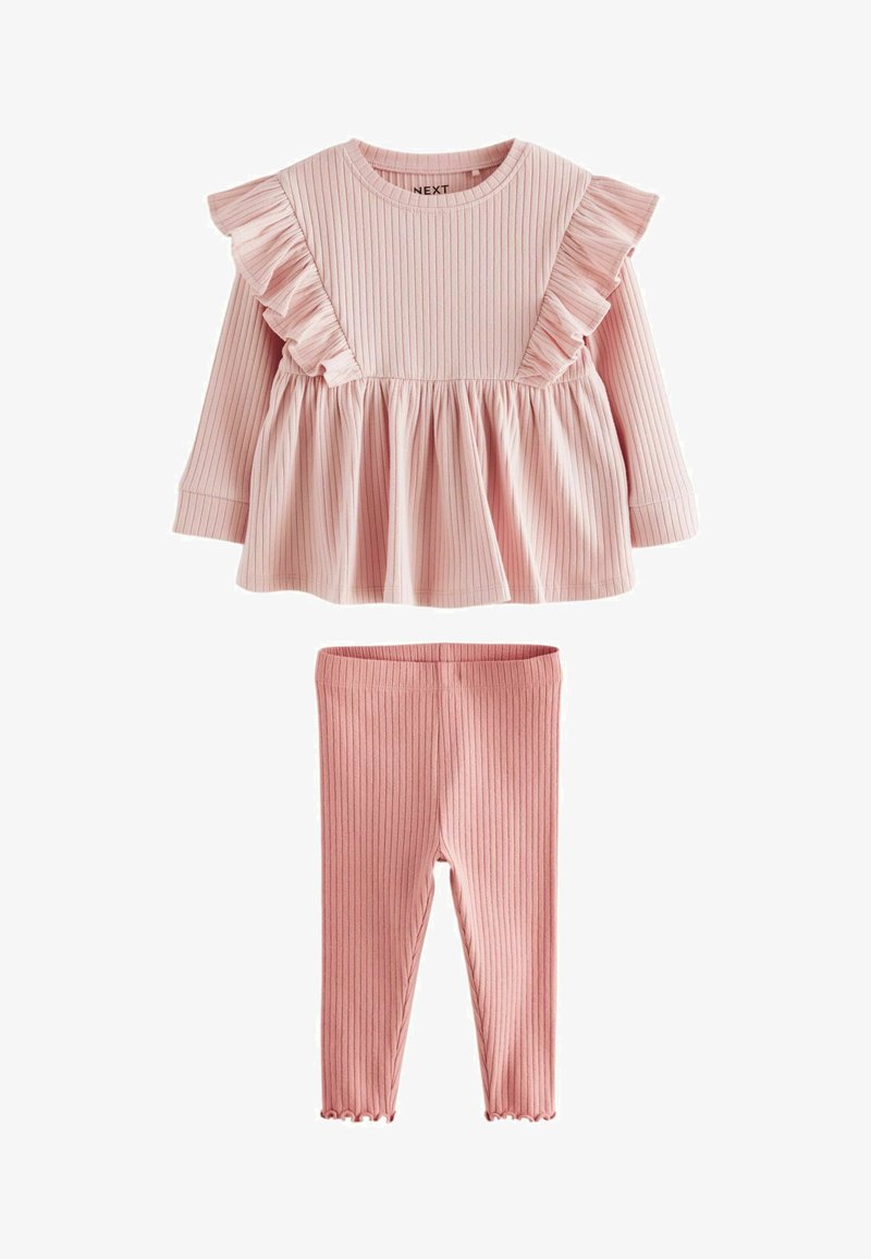 Next SET. - REGULAR FIT - Legingi — bikses - pink