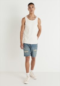 Only & Sons ONSEDGE  - Farmer rövidnadrágok - dark blue denim
