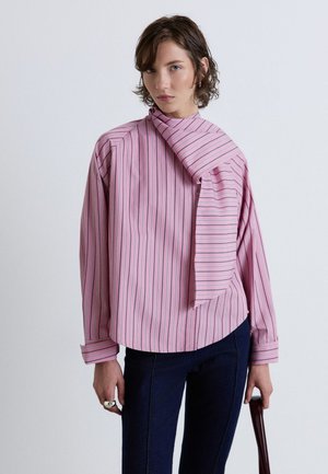 Calliope, CAMICIA RIGHE - Bluse - var rosa