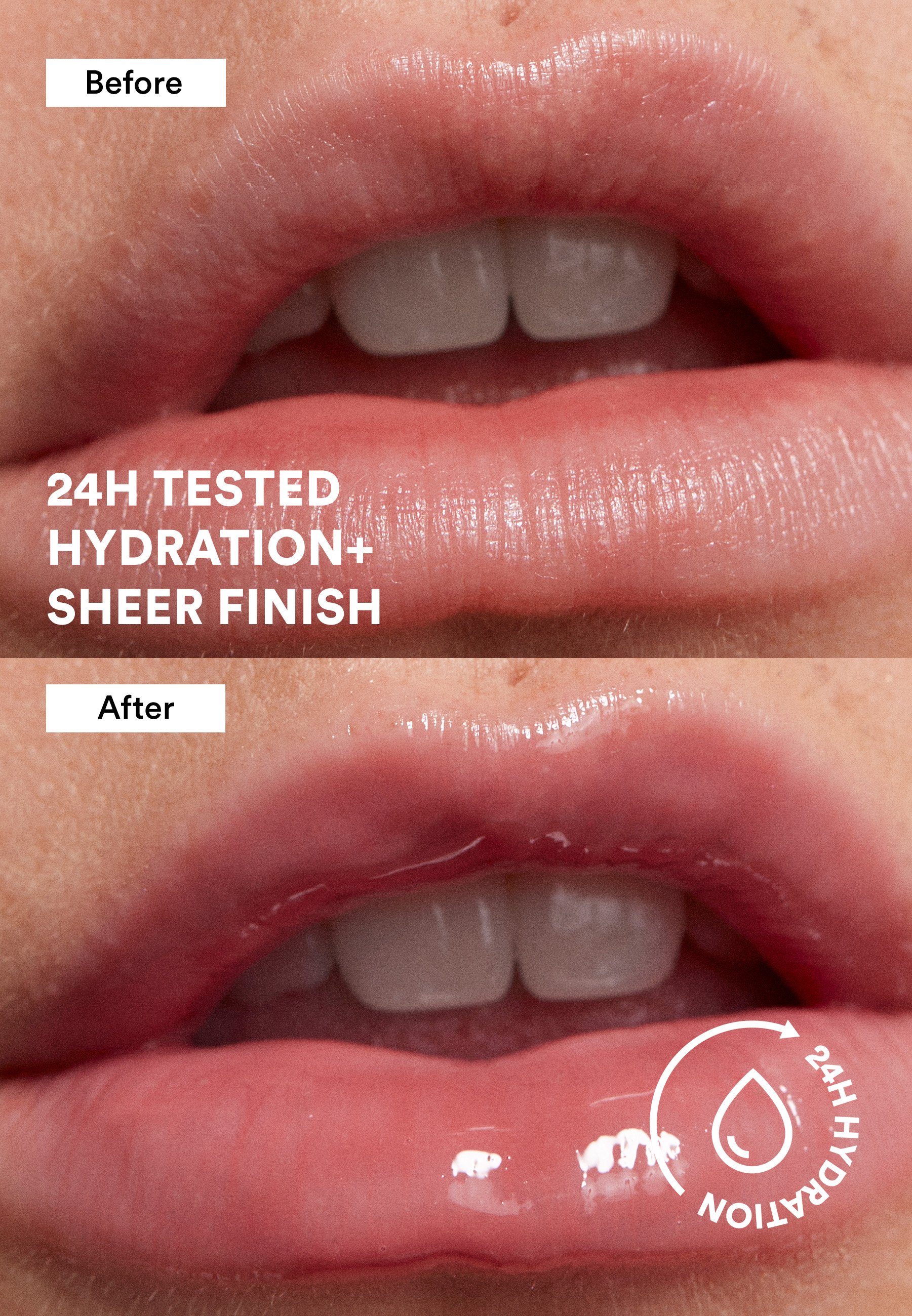 Miss Den 3-in-1 Lippenöl – Getönt, Mit Pflanzenölen, Farbe 326 (Antikrosa)