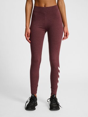 Hummel PULSE LOGO - Tights - fudge melange