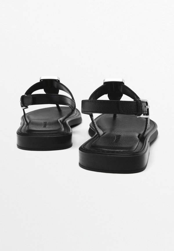 WITH METAL PIECE - T-bar sandals3
