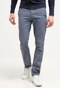 BOSS CASUAL Tygbyxor - light blue