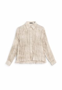 Button-down blouse - beige