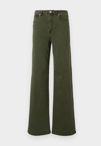 ONLJUICY MISSOURI WIDE PANT - Džinsi ar taisnām starām - forest night