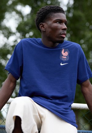 Nike Performance FRANCE FFF CREST TEE - Squadra nazionale - blue void
