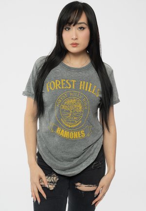 RAMONES FOREST HILLS - Print T-shirt - charcoal