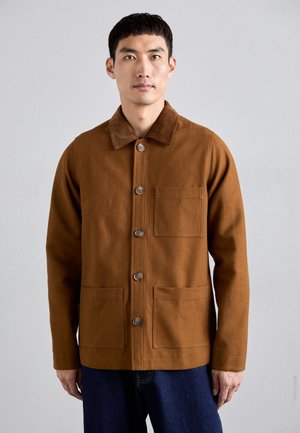 Essential Collective HEAVY BEDFORD WEAVE - Summer jacket - camel