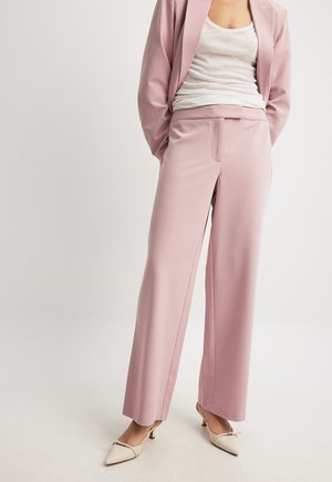 NA-KD, GERADE - Püksid - dusty pink