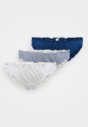 BRAZILIAN LOW SCRUNCHIE 3 PACK - Klasični kroj - light blue