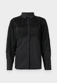 CARDINI TIANA SHIRT - Button-down blouse - black
