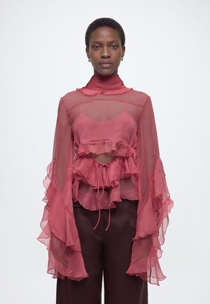 Bardot ANYSSA RUFFLE BLOUSE - Blouse - rose
