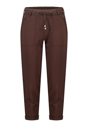 MS Mode, TROUSER - Broek - dark brown