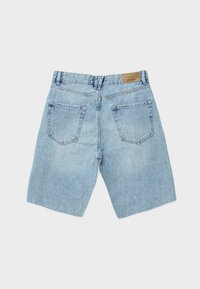 Stradivarius Shorts vaqueros - light-blue denim