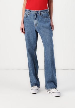 Curve Love High Rise Loose Jean - Relaxed fit -farkut - blue denim