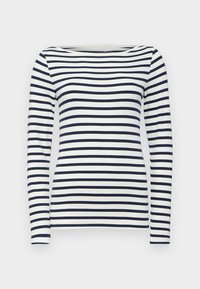 Sélectionné, navy white stripe