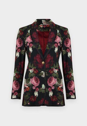 BREANN LONG FIT  - Blazer - black/multi-coloured