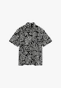 Unausgewählt, black white swirl aop