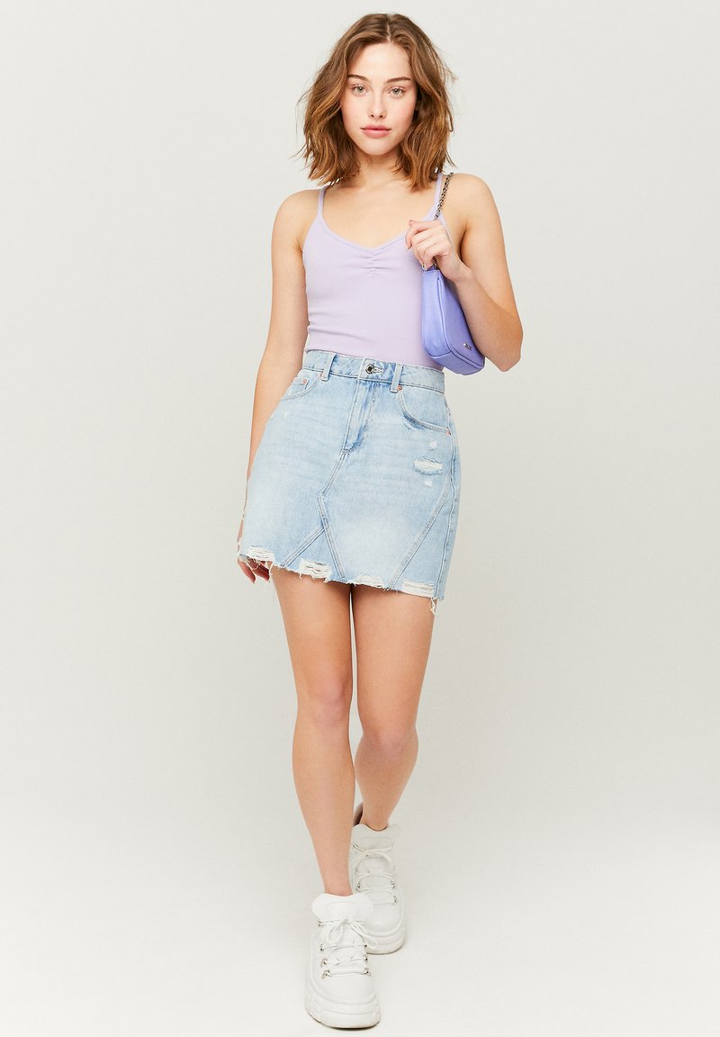 Damen Jeansröcke | TALLY WEiJL HIGH WAIST A-Linien-Rock blue/blau - GY41301 Damen Jeansröcke | TALLY WEiJL HIGH WAIST A-Linien-Rock blue/blau - GY41301