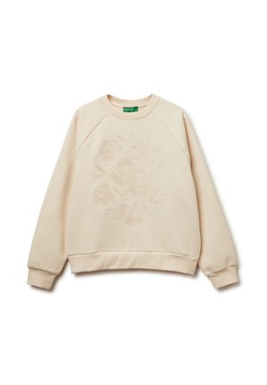 CREW NECK - Mikina - beige