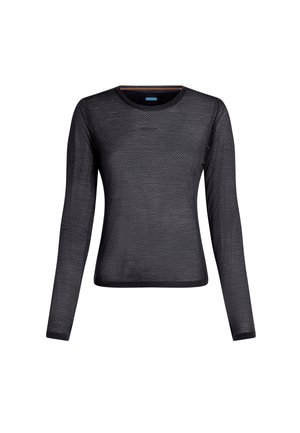 icebreaker Top s dlouhým rukávem - black