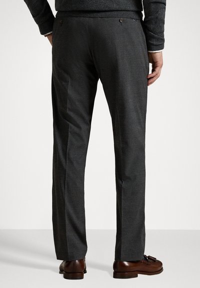 Polo Ralph Lauren MANHASSET STRETCH STRAIGHT FIT TROUSER - Pantalon classique - dark grey prince of wales