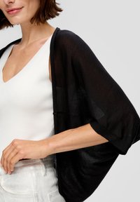 s.Oliver BLACK LABEL Poncho - schwarz