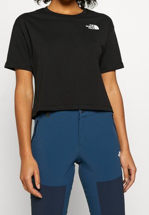 T-shirt med print - black