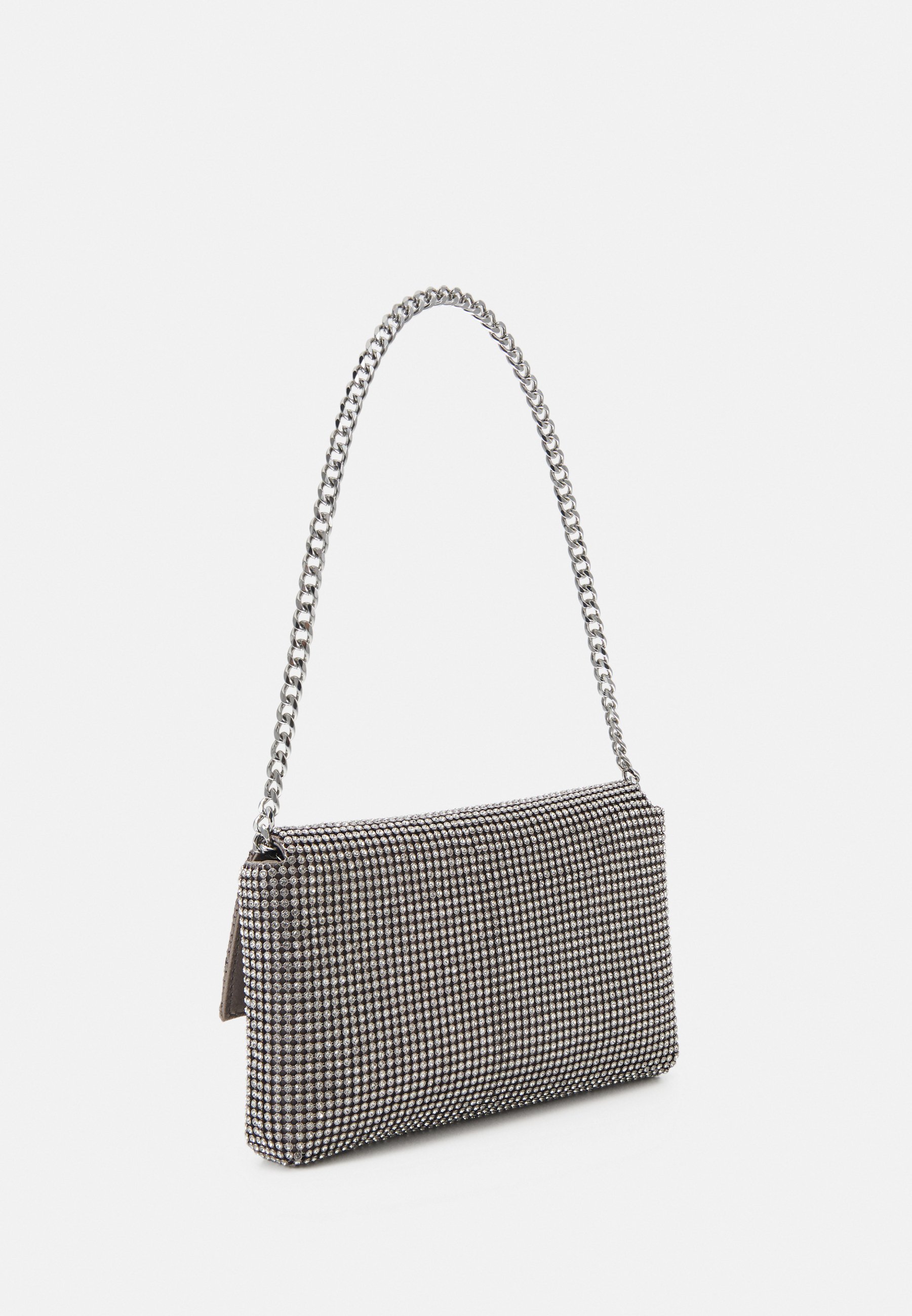 ★TOUT Y EST★ ZALINA Silver Mini Flap Clutch HO4A3A32 GUESS evening bag Zalina Mini Flap Clutch Silver | Buy bags