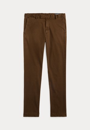 Polo Ralph Lauren, JARRETT SLIM FIT SATEEN PANT - Chinos - dark brown