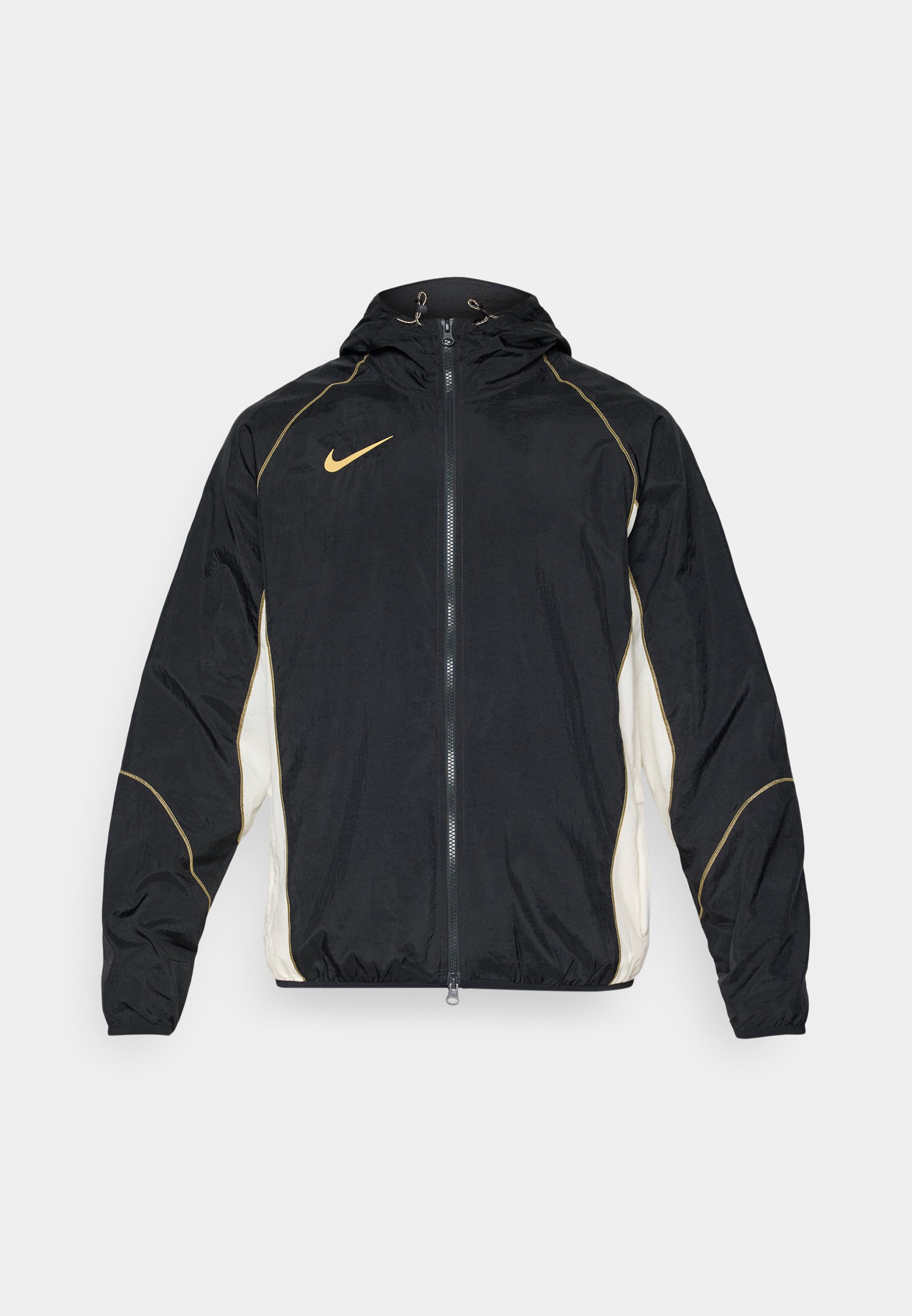 yellow and black nike windbreaker