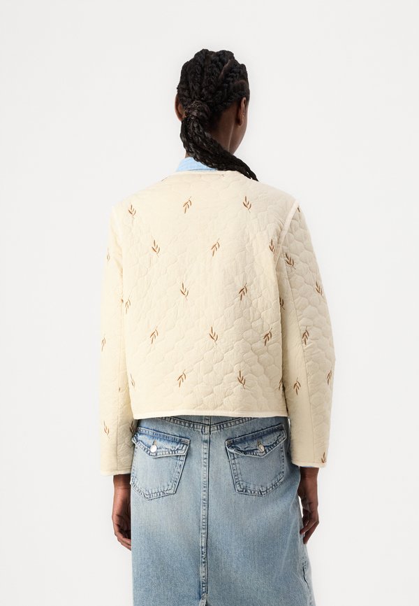 EVELYN SHORT  - Bomber Jacket - oatmeal3