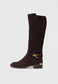 Steve Madden Bellamie Wide-calf Knee-high Slouch Dress Boots in Red Steve Madden Bellamie Wide-calf Knee-high Slouch Dress Boots in Red