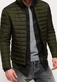 Superdry & Co Zimní bunda - dark green