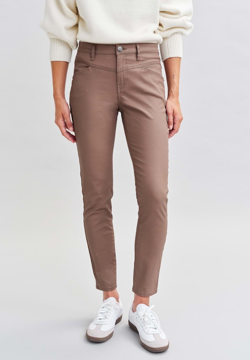 OPUS EVITA REMIX - Slim fit jeans - cocoa